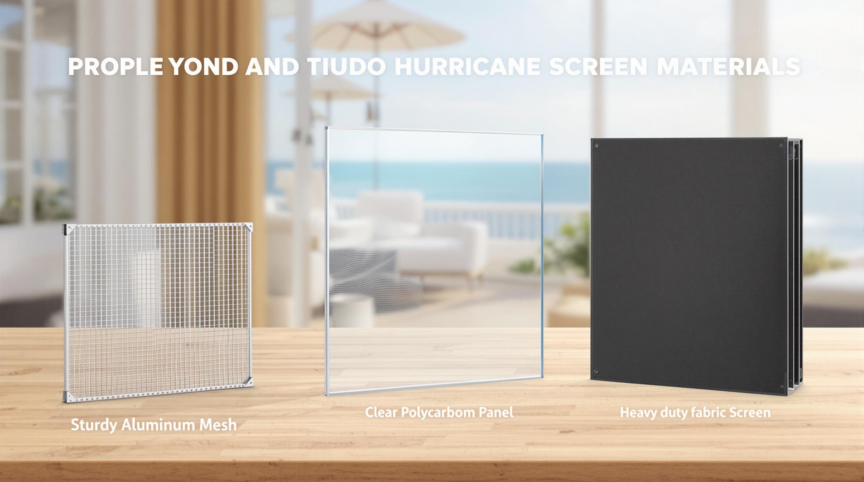 Best Materials for Hurricane Screens