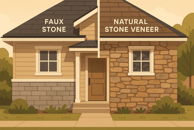 How Faux Stone Compares to Natural Stone Veneer