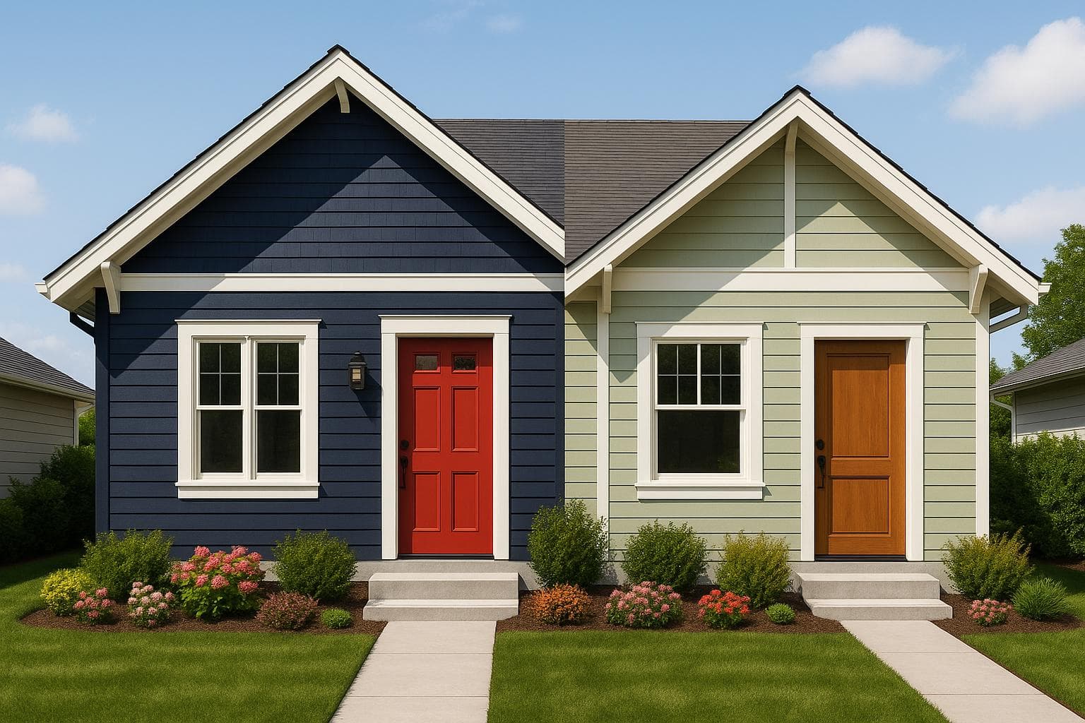 Contrasting vs. Complementary Colors for Exteriors