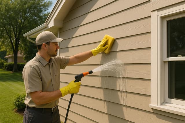 How Professionals Clean James Hardie Siding